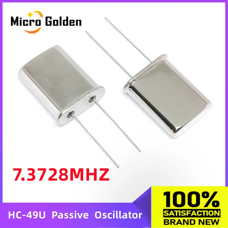(20개) 7.3728MHZ HC-49U 7.3728M 패시브 크리스탈 발진기 HC49U ..