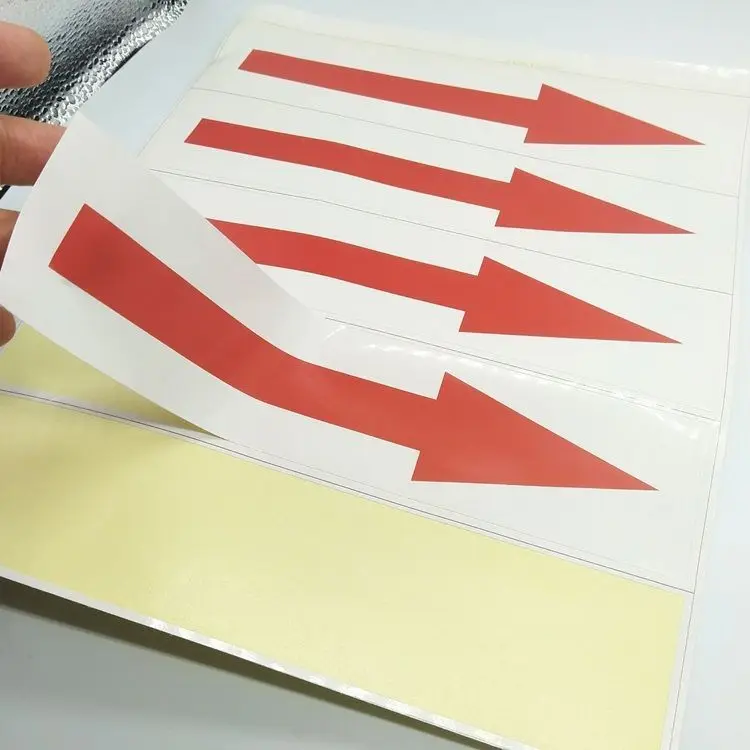 

Red Arrow Sticker Packaging Direction Exit Mark Label Stickers