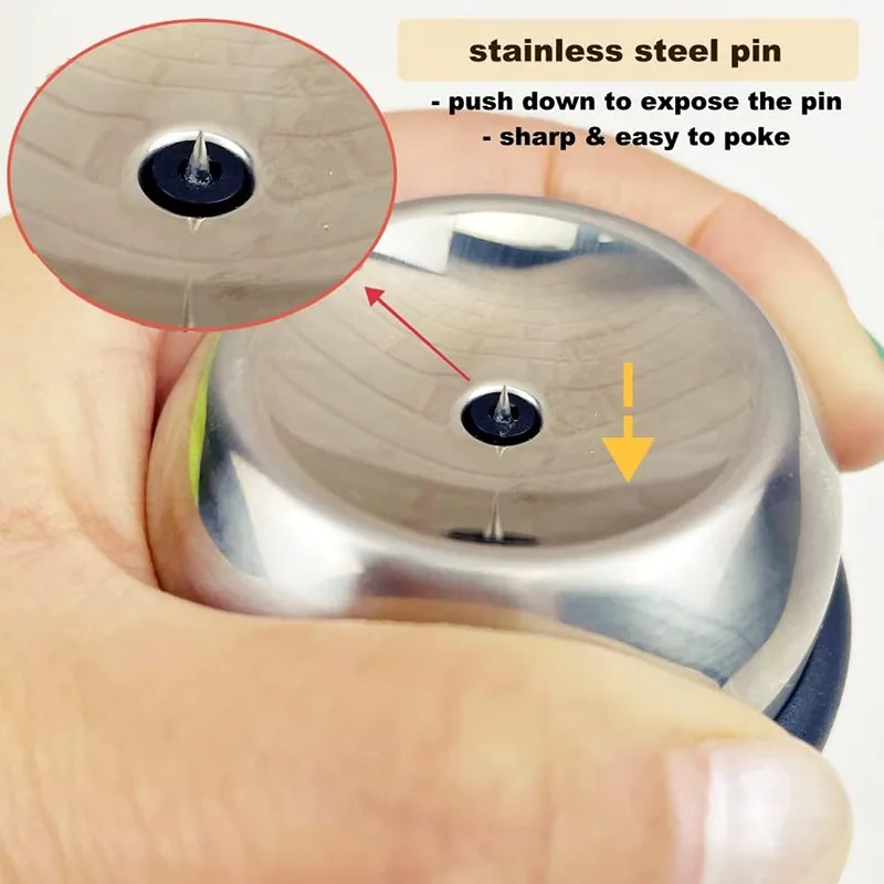 Egg Piercer Stainless Steel Needle Hole Puncher Eggs Poacher Endurance Seperater Bakery Kitchen Tool