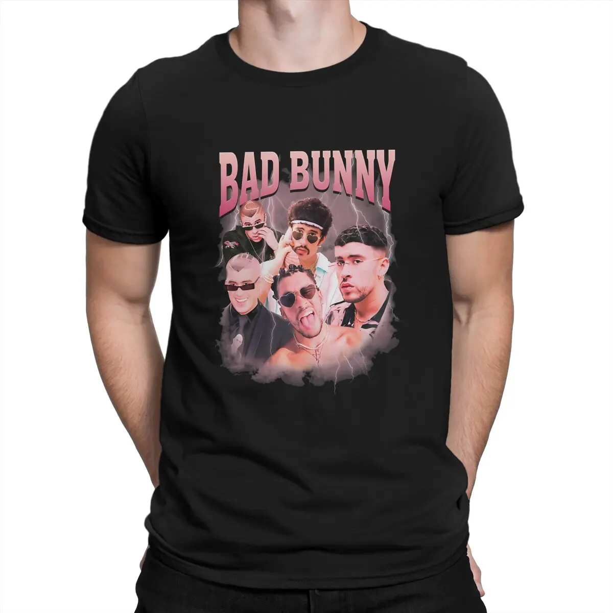 

Мужская Винтажная Футболка Bad Bunny, Оригинальная футболка, новый тренд