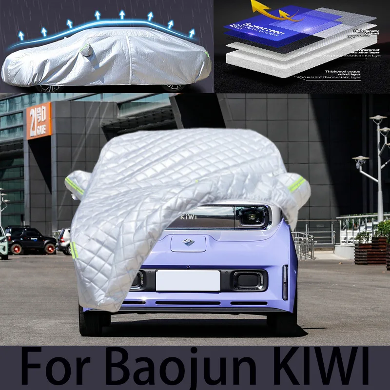 

For Baojun KIWI Car hail protection cover Auto rain protection scratch protection paint peeling protection car clothing