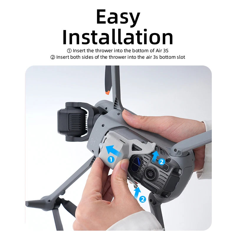 Lanceur de drone avec télécommande pour DJI Air 3S - 200g