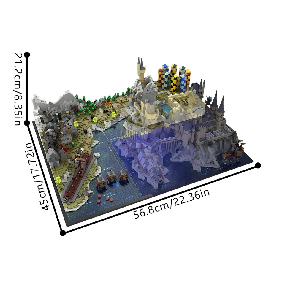 Gorbricks MOC-203377 Castle Grounds and Village Expansion (76419