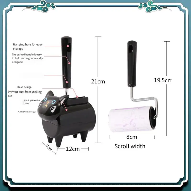 Premium Cat Lint Remover Lint Roller, Pet Hair Remover Clothes Fabric Shaver Pet Fur Dust Brushes Cleaning Sofa Sticky Removal