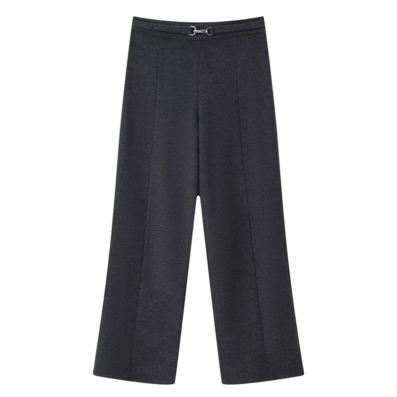 Casual Pants 2 Pieces Sets For Women Long Sleeve Zipper Jacket High Waist Trousers Women's Suit 2025 Two Pieces Set Woman Outfit