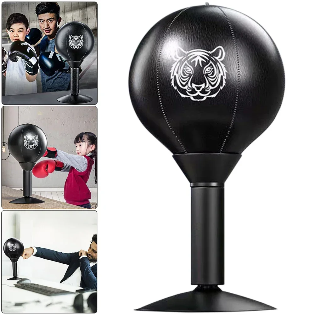 Desktop Punching Bag with Suction Cup Stress Buster Heavy Duty Stress Relief Punching Speed Ball for Office Table and Counters