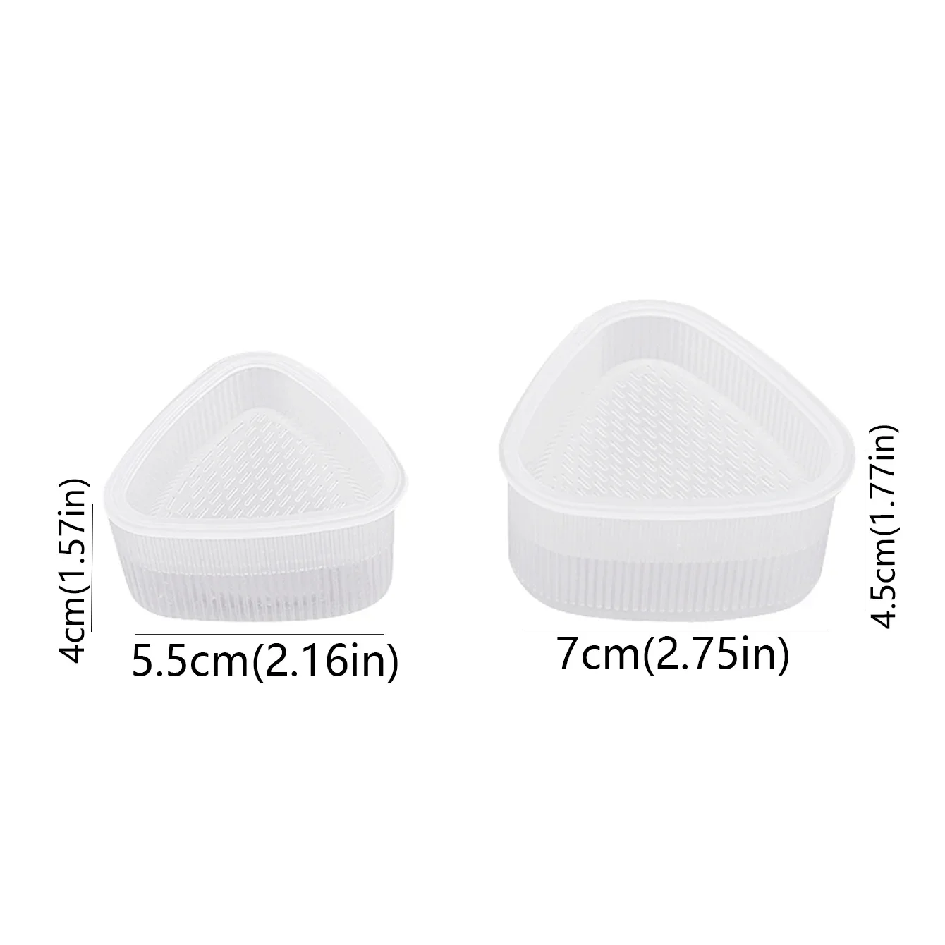 1/2PCS Sushi Mold Triangle Rice Ball Press Japanese Onigiri Bento Gadget Kitchen Accessory