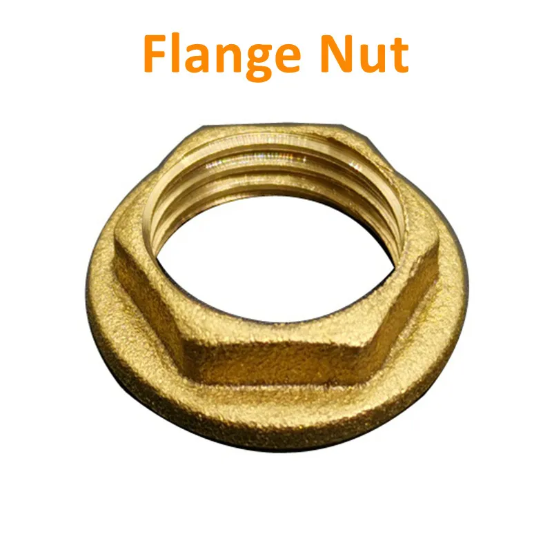 Brass Hex Lock Nuts hose pipe fitting pipe fitting water pipe fitting 1 5 10 Pcs Pipe Fitting 1/8 1/4 3/8 1/2 3/4 1 Inch BSP Female Thread Hexagonal Shank Cap Copper Flange Nut