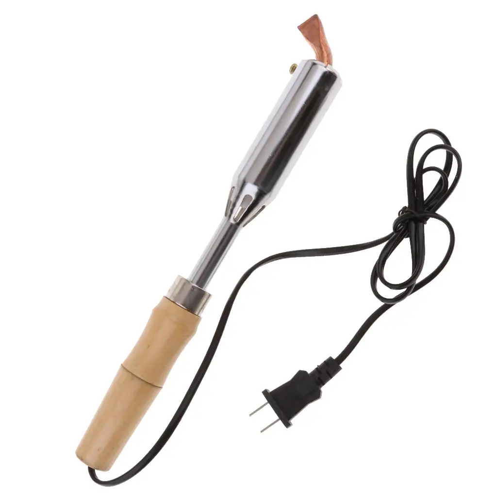 Electric Soldering Iron Wooden Handle with Point Welding Tool - 200W 4