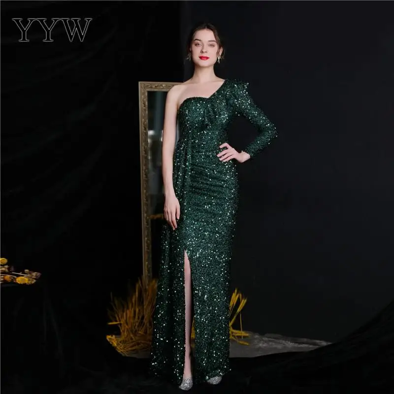 2022 Promotion Dresses Sexy Slit Evening Gown Party Elegant Formal Mermaid Long |