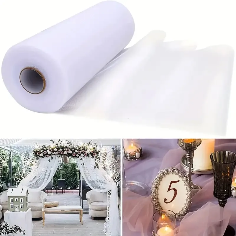 Tulle Roll Upgrade Large 12" x 100 Yards (300ft)（30cm X 91M) for Tutu Bow Birthday Party Wedding Decorations DIY 30CM*91M