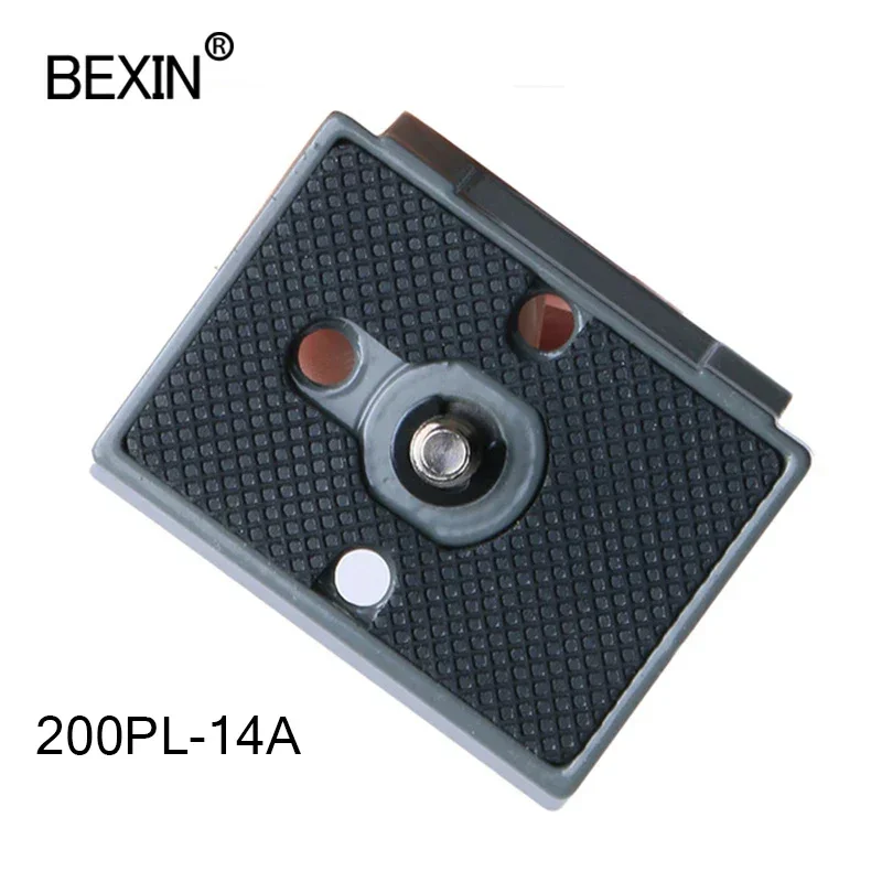 פלטת שחרור מהירה של Manfrotto עם מתאם מיוחד (200PL) עבור מצלמת DSLR Manfrotto 323 460MG, 468RC, 486RC2 ראש כדור טריפוד