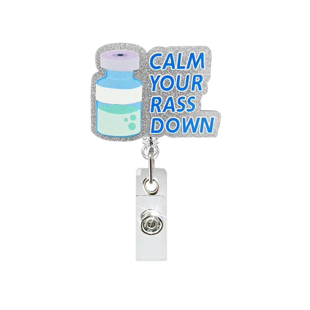 Funny Dinosaur Badge Reel, Work Badge Holder Retractable Clip, Nurse Teacher Badge Reel, RN LPN CNA MA Badge Accessories For Work, Nursing Student ID Badge Clip, Cute Badge Reels, Medical Badge Buddy - View #7