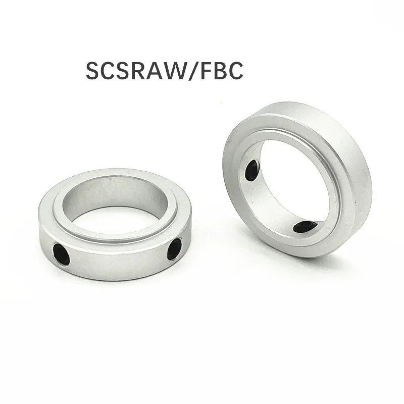 

1 Piece Fixing Ring Limit Ring Shaft Retaining Ring Positioner SCSRAW Aluminum Alloy with Screws
