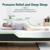King Size Mattress for Pressure Relief,12 Inches Cooling Gel Memory Foam Hybrid Mattress, King Mattress in a Box with Individual 3