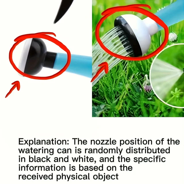 1pc, Small Blue Dual-purpose Watering Can For Watering Flowers And Planting Watering Tools 6