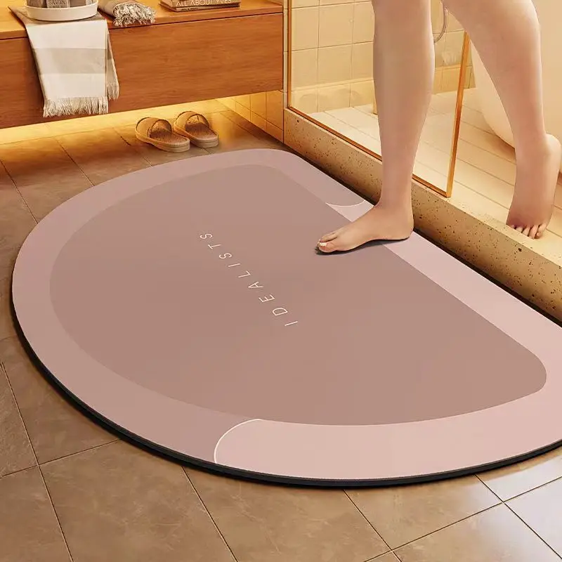 Diatom Mud Quick Dry Bathroom Mat Anti Slip