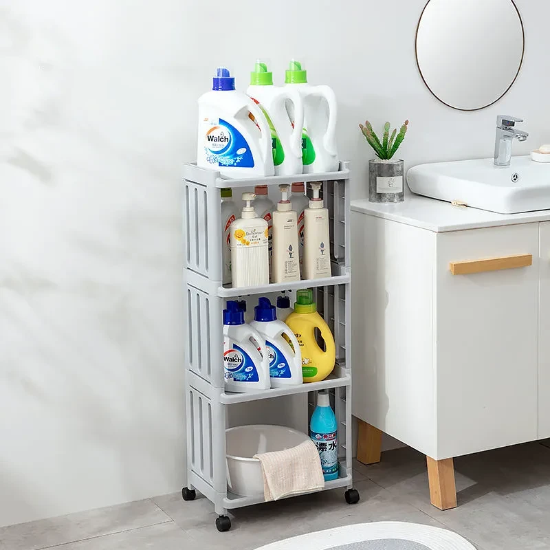 Bathroom Storage Rack on Wheels – Rispa