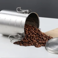 Pots hermétiques à thé, récipients hermétiques pour céréales entiers pour aliments, récipient scellé en acier inoxydable, stockage de grains de café hermétiques 3