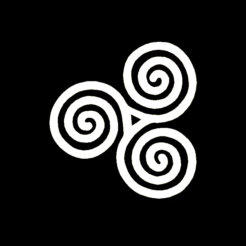 Celtic Triskele Vinyl Car Decal - Pagan Wiccan New Age Design Sticker