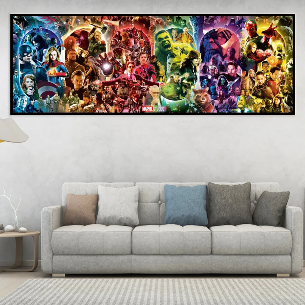 Marvel Avengers Canvas Print Wall Art | Pictures Bedroom Decor ...