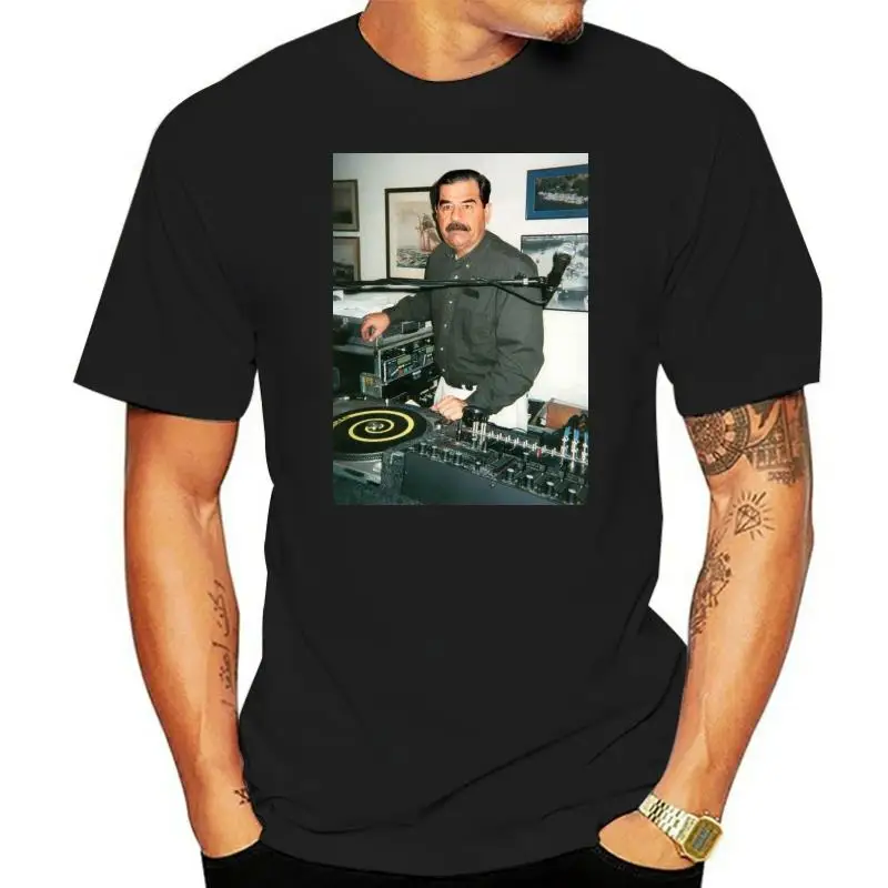T-Shirt Dj Dispadilla Dotinta Technics 1200 Iraq House Edm Hip Hop New Man Design T-Shirt Stampa Summer Movie Shirt