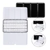 Empty Metal Watercolor Tin Palette Box With 14/26/52pcs Detachable Empty Watercolor Half Pans For DIY Travel Watercolor Palette 1