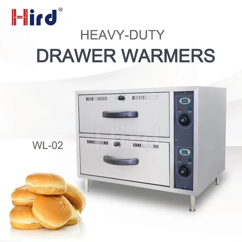 Commercial 2/3-Layer Drawer Food Warming Drawers,Kitchen Drawer Food Warmer
