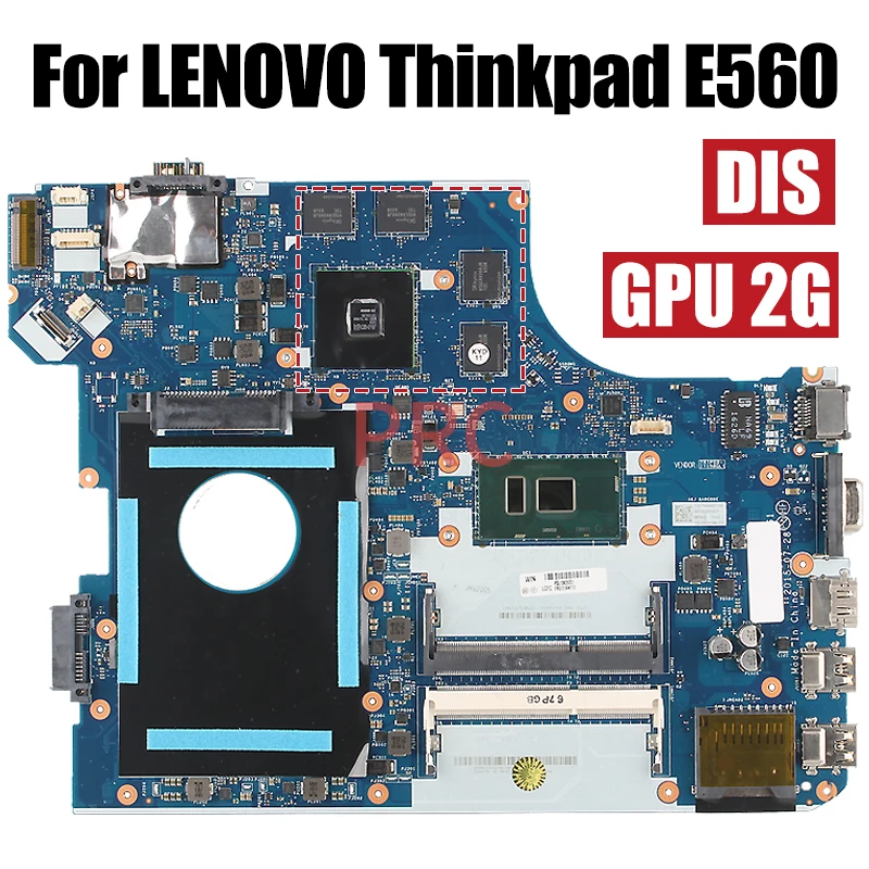 For LENOVO Thinkpad E560 Laptop Motherboard NM-A561 I5 i7