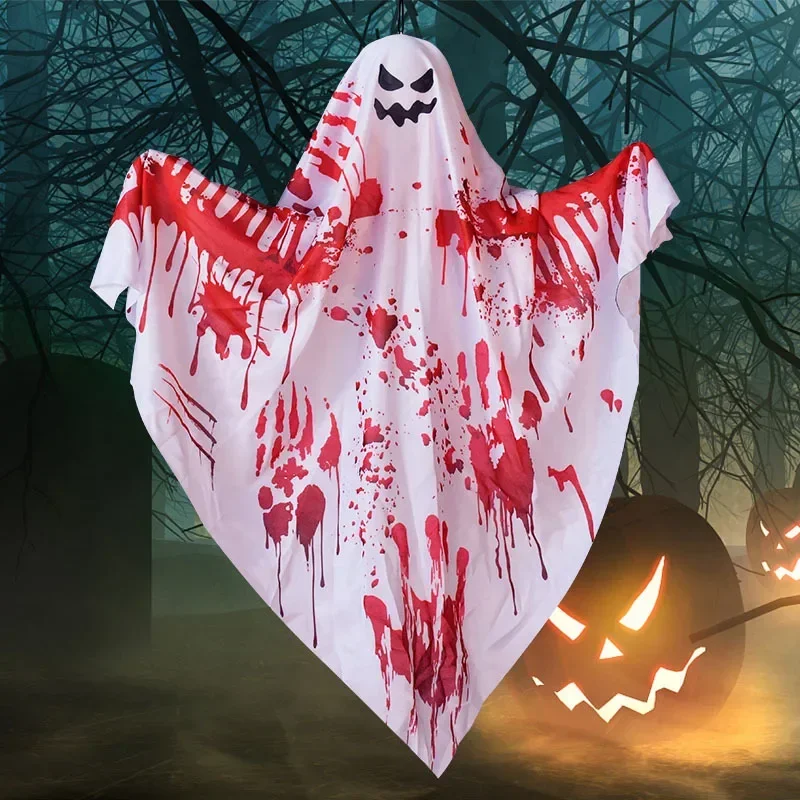 Halloween Ghost Decoration Set Blood Cloth Horror Props