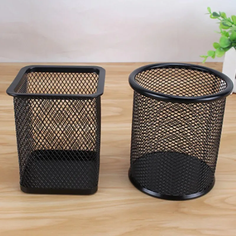 Pen Holder Office Desk Metal Mesh Pen Stand Pencil Stationery Organizer Stand Storage Pencil Cup Desk Supplies Holder pen holder pen and brush holder desk organizer