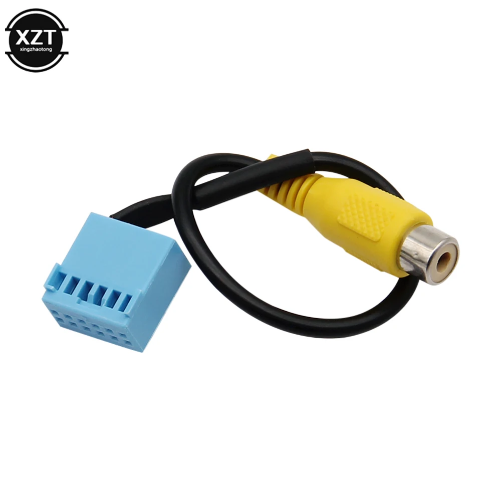 Car Rear View Camera Adapter Cable Video Connector For Skoda Volkswagen Passat B6 PQ MIB RCA Line
