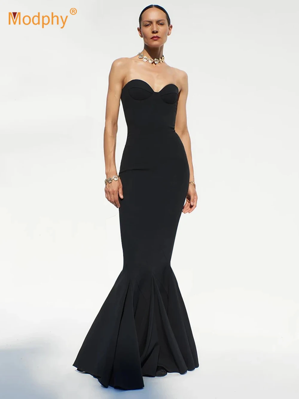 modphy-elegant-strapless-maxi-mermaid-dress-black-women's-sleeveless-sexy-backless-bodycon-trumpet-evening-party-dress-gowns