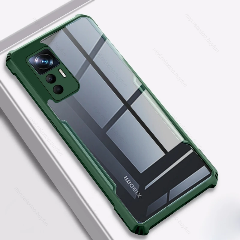 Xiaomi-Xiaomi用透明アクリルケース,12t pro用透明ケース,12t耐衝撃性