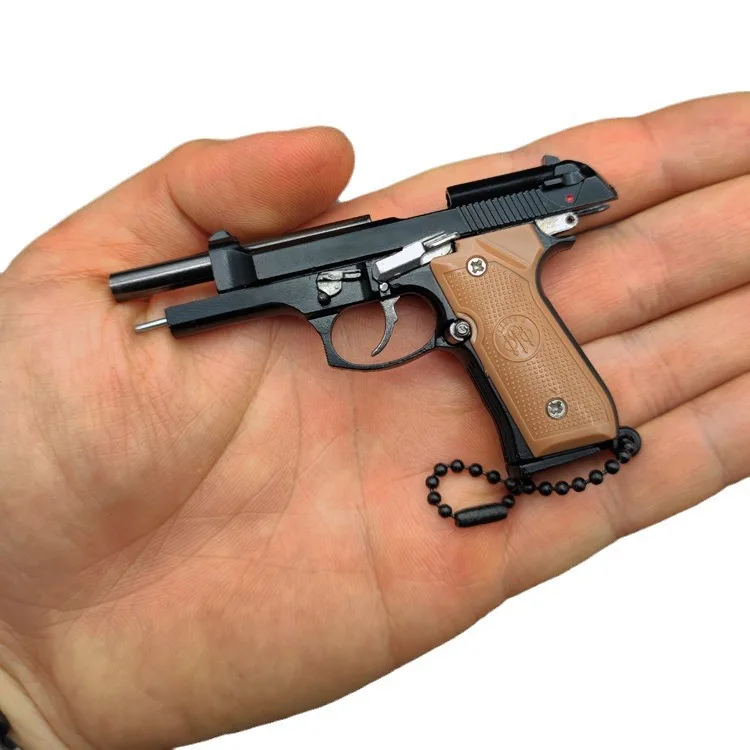 Metal Gun Model BERETTA 92F Untitled Model Metal Keychain Gift 5