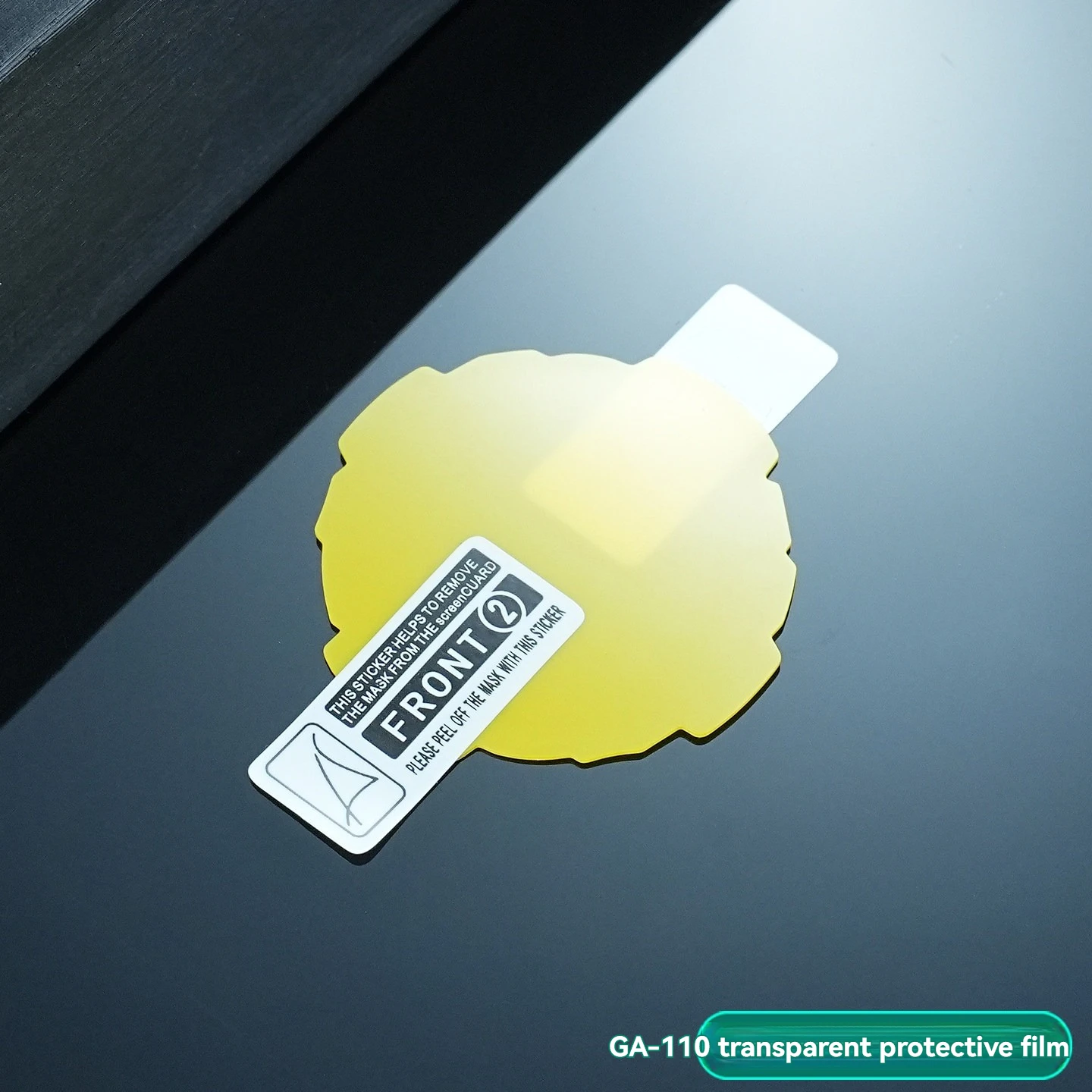 G-Shock용 보이지 않는 갑옷: GA-110/GA-700 시리즈용 강화 유리 화면 보호기 2팩, HD 투명 및 긁힘 방지 필름