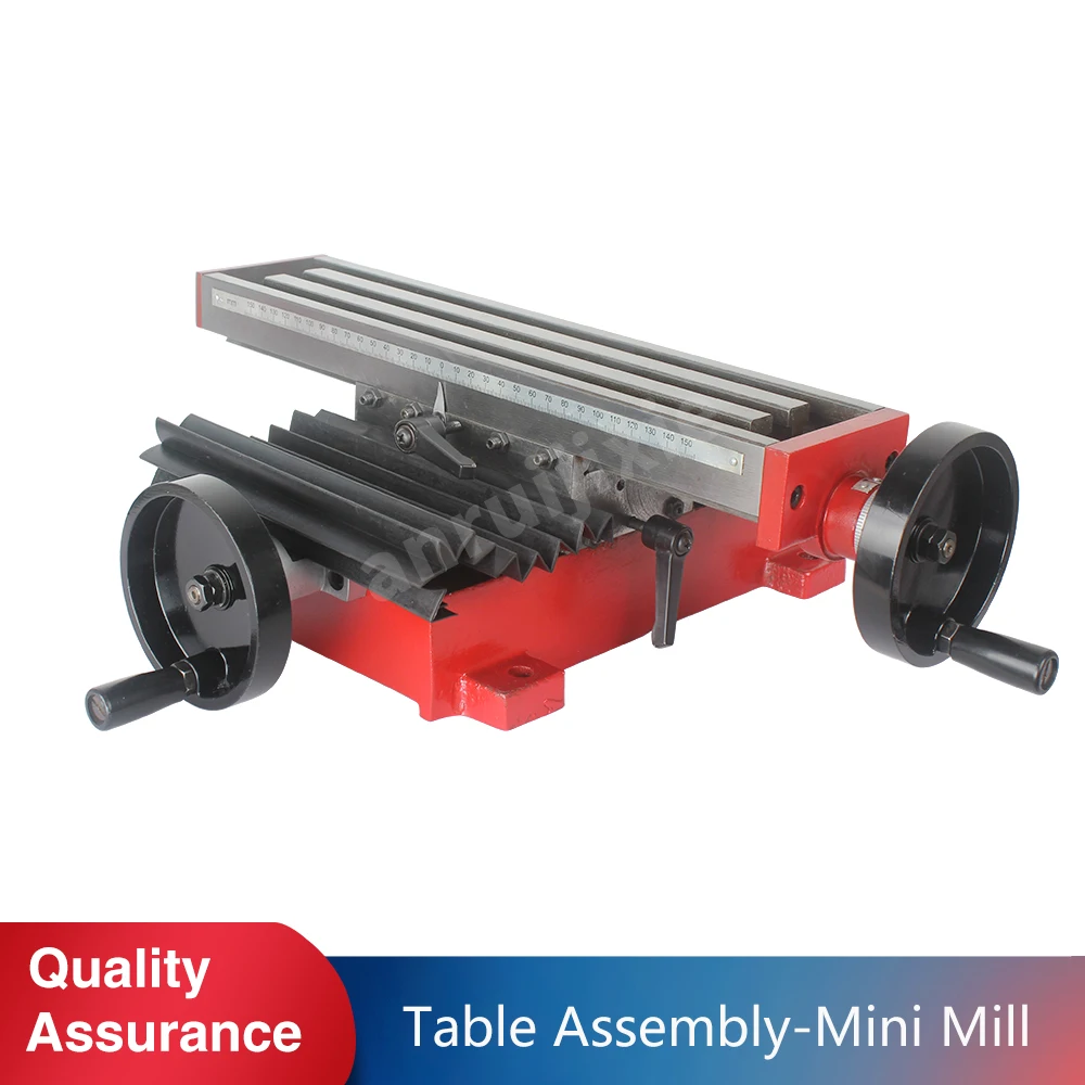 shenyuan model tenshock mini mono axis assembly ts bp01210010 X- Axis&Y-Axis Cast Iron Work Table 92x390mm Workbench Assembly SIEG X2&JET JMD-1L&CX605&G8689&Little Milling 9 Mini Mill Spares