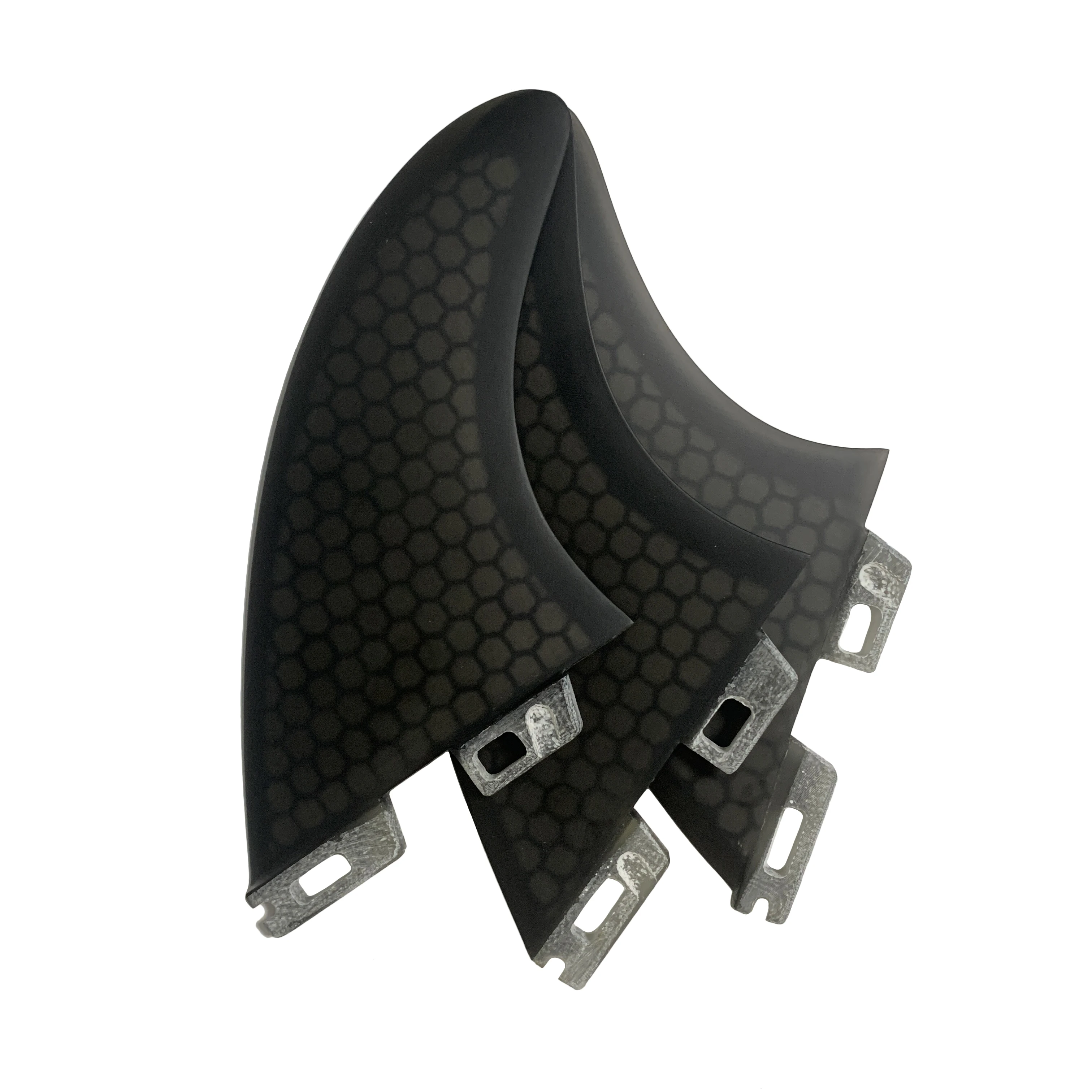 RISECE FCS2 AM2 Honeycomb Surfboard Fins Dual Tab Hexa Core Thruster Fin Set 3PCS 3