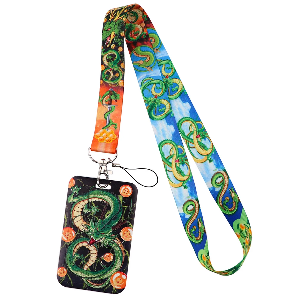 LB3044 Anime Manga Lanyard Badge Holder ID Card Lanyards Cell Phone Rope Key  Lanyard Neck Straps Keychain Key Ring Accessories