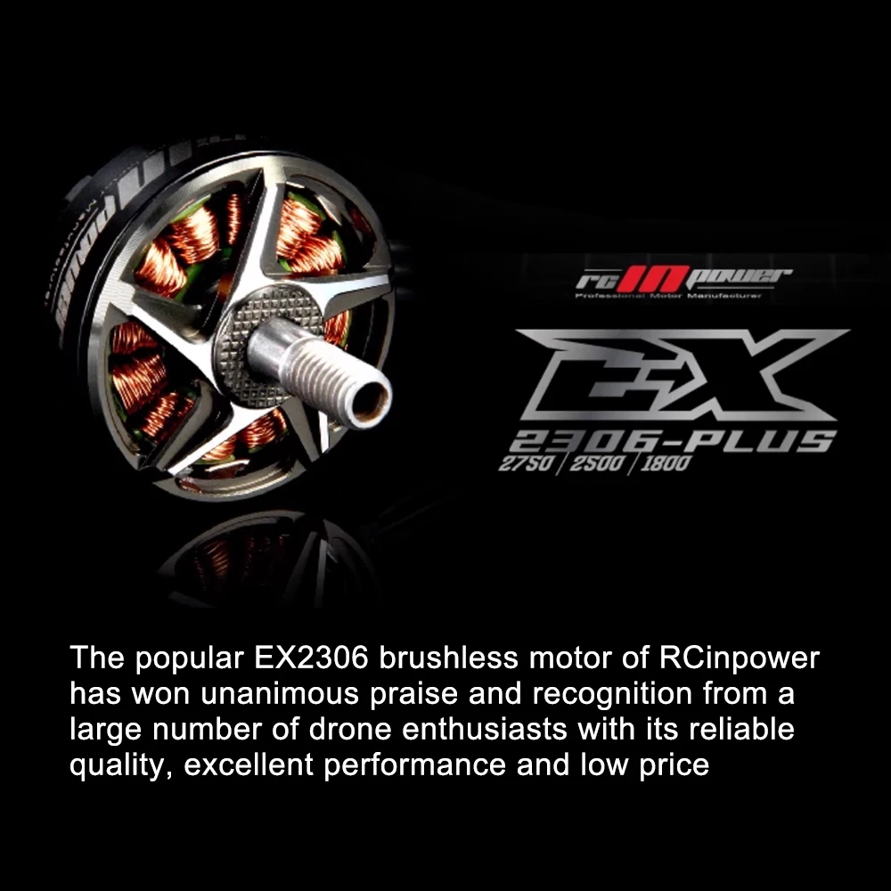 Moteur Brushless 2306 1800-2750KV pour Drone FPV RC