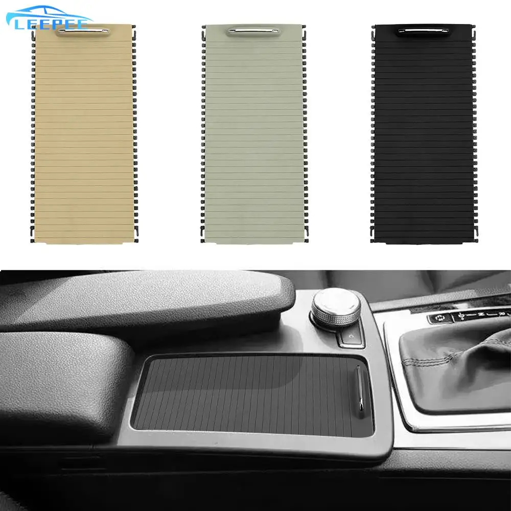 Piastra Portabicchieri Per Mercedes Benz C Classe E W204 W212 Car-Styling Car Console Cover Center Console Roller Blind Cover