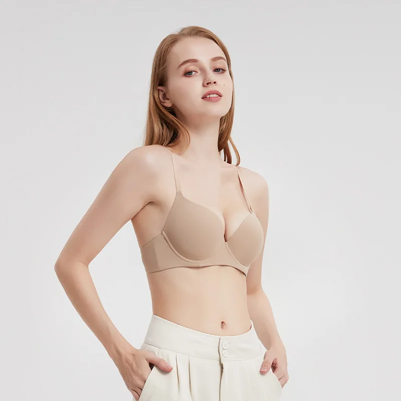 Plus Size Lingerie for Women Seamless Push Up Bra Sexy Thin Cup Cotton Brassiere Comfortable Underwie Female C D E Cup Underwear 6
