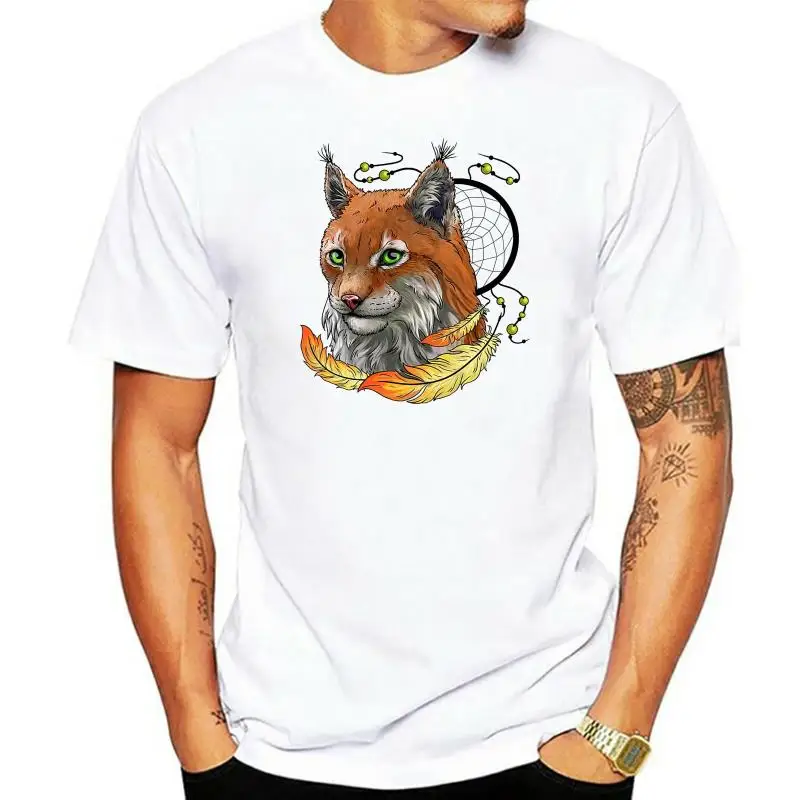 High Quality Men Short Sleeve T Shirt women 2022 Indian Lynx Popular Printing 3d Man Shirts O-neck 100% cotton hipster top tee |