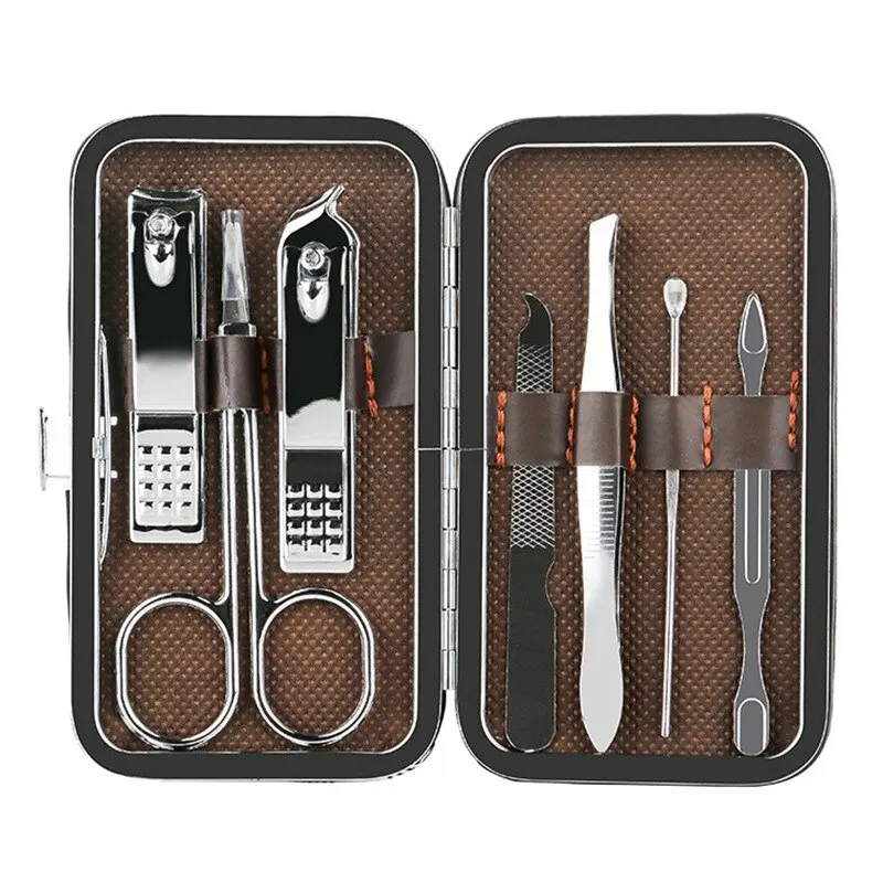 7-Piece Nail Scissors Set Stainless Steel Nail Clippers Clippers Pedicure Beauty Manicure Tools Household Pedicure Knife