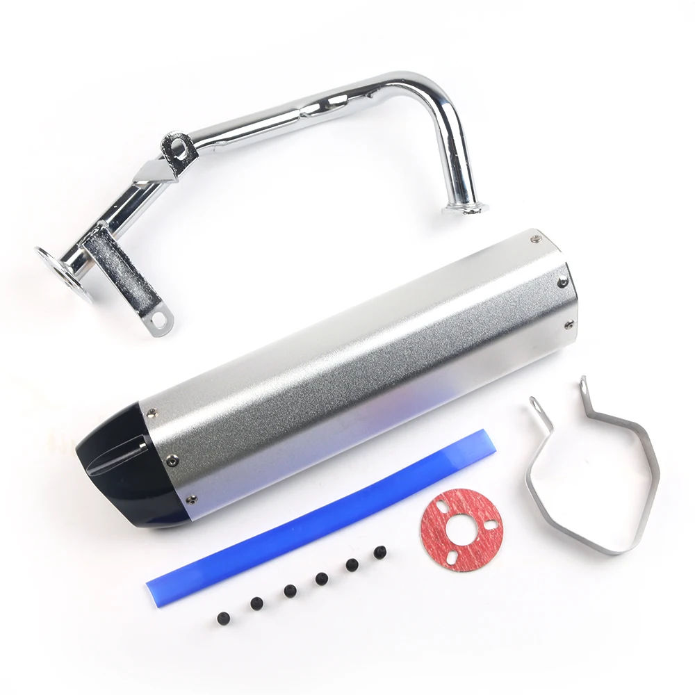 Exhaust Scooter Moped Gy6 50 80 Exhaust Gy6 139qmb Qmb139 1p39qmb 4