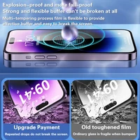 2Pcs Dust Free Installation HD Screen Protector For IPhone 14 11 13 15 Pro Max 15 Plus Glass Film For iPhone X XS MAX XR - Image 4
