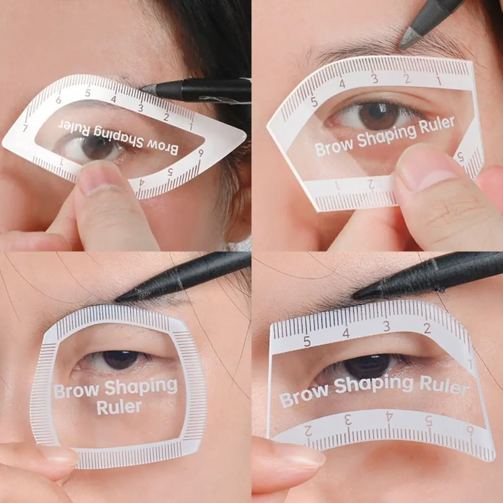 새로운 빠른 눈썹 그리기 룰러 재사용 가능한 1분 눈썹 모양 만들기 룰러 마이크로블레이딩 매핑 도구 용품