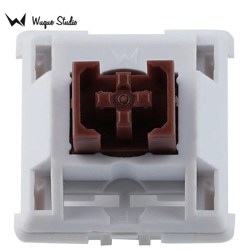 Wuquestudio ws Interruptor Marrom Sentimento Tátil Pom Haste Náilon Habitação 5pin Montagem Pcb para Teclado Mecânico - Imagem 3