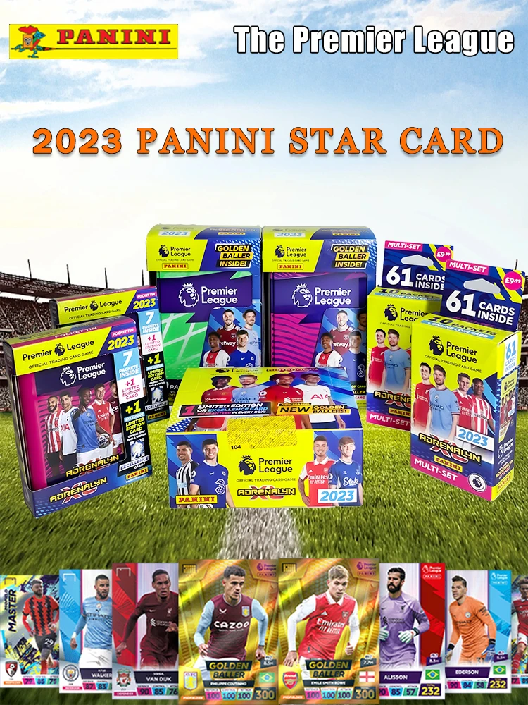 Panini 2023 Premier League Season Ball Star Card Panini Card Gold Card Football Card Limited Ball Star Collection Card