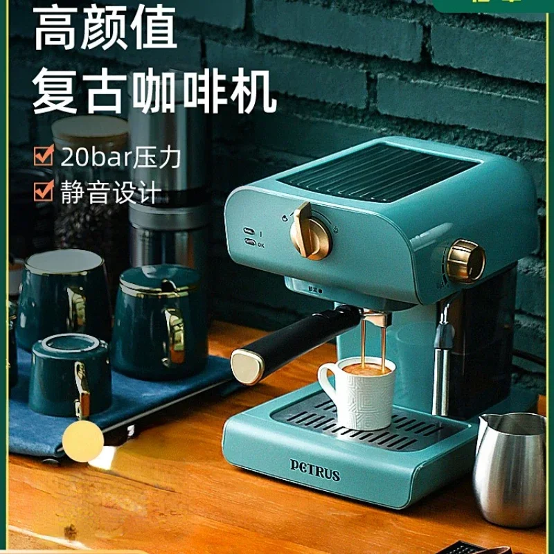 Italian Coffee Machine Fully Semi-automatic Commercial Steam Integrated Coffee Machine Coffee Maker Machine Makers Press Coffe 2